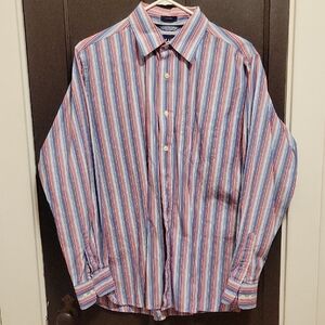 GAP CLASSIC Men's Striped Button-Up Shirt